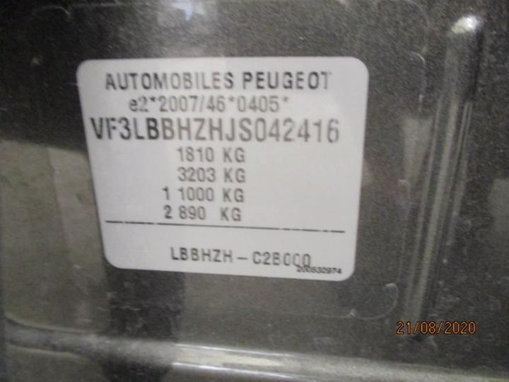 Photo 12 VIN: VF3LBBHZHJS042416 - PEUGEOT 308 5P 