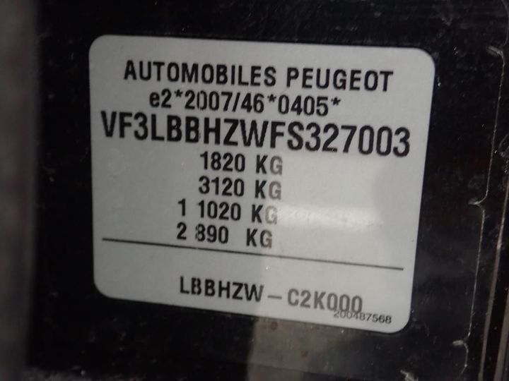 Photo 12 VIN: VF3LBBHZWFS327003 - PEUGEOT 308 