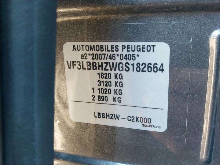 Photo 5 VIN: VF3LBBHZWGS182664 - PEUGEOT 308 