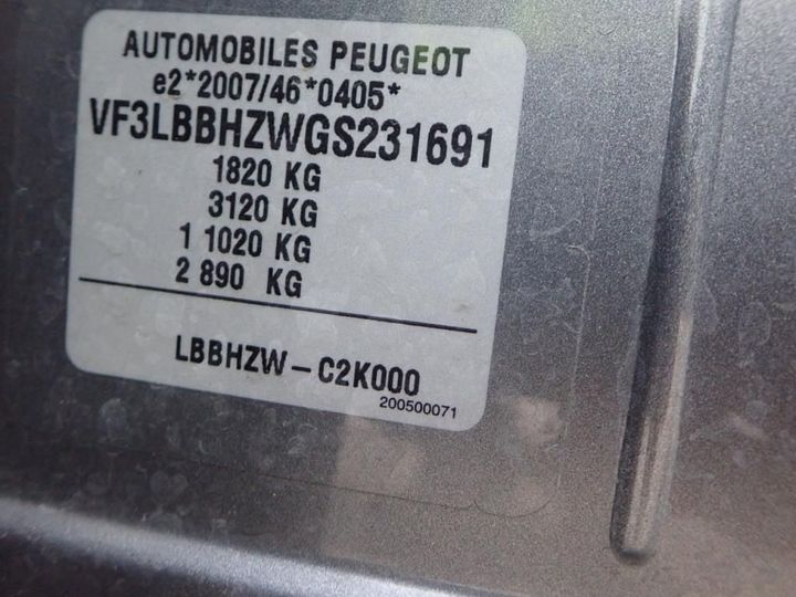 Photo 13 VIN: VF3LBBHZWGS231691 - PEUGEOT 308 5P 