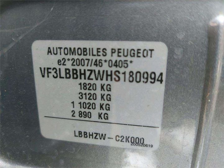 Photo 8 VIN: VF3LBBHZWHS180994 - PEUGEOT 308 