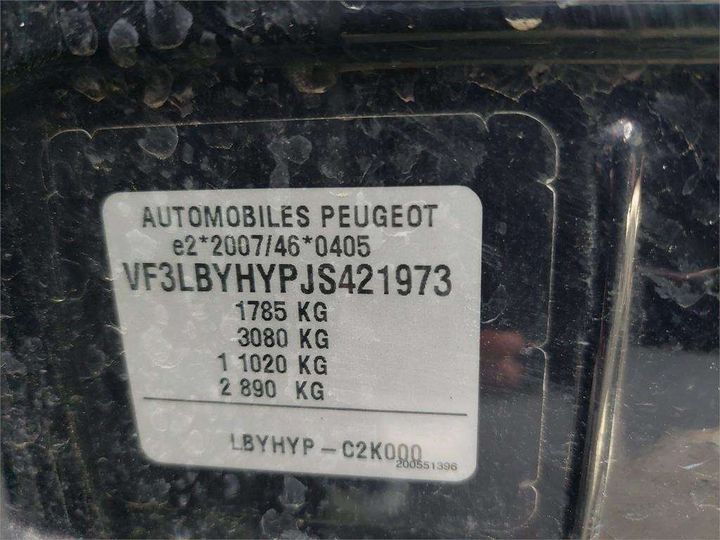 Photo 8 VIN: VF3LBYHYPJS421973 - PEUGEOT 308 