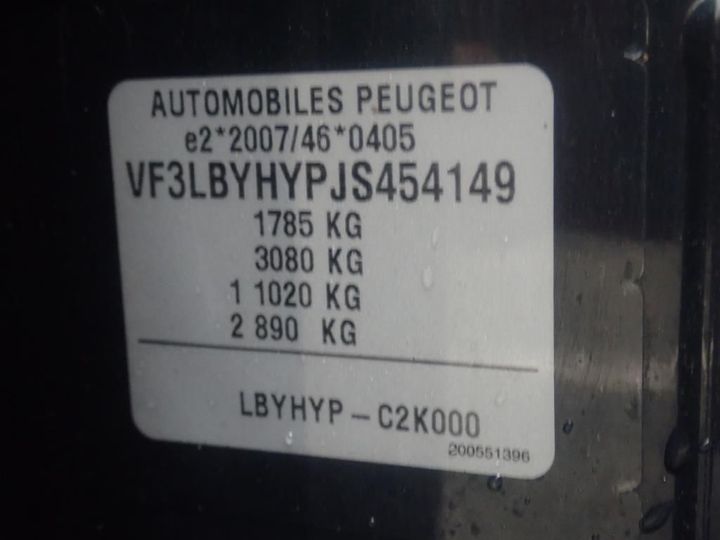 Photo 11 VIN: VF3LBYHYPJS454149 - PEUGEOT 308 