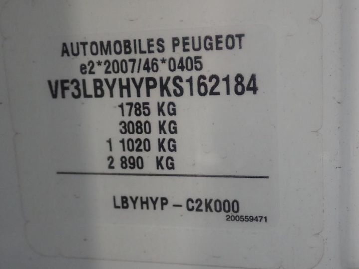 Photo 12 VIN: VF3LBYHYPKS162184 - PEUGEOT 308 