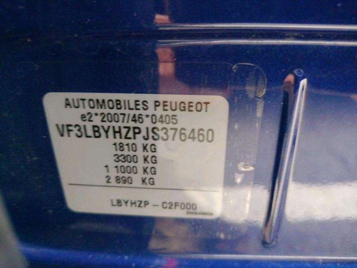 Photo 7 VIN: VF3LBYHZPJS376460 - PEUGEOT 308 