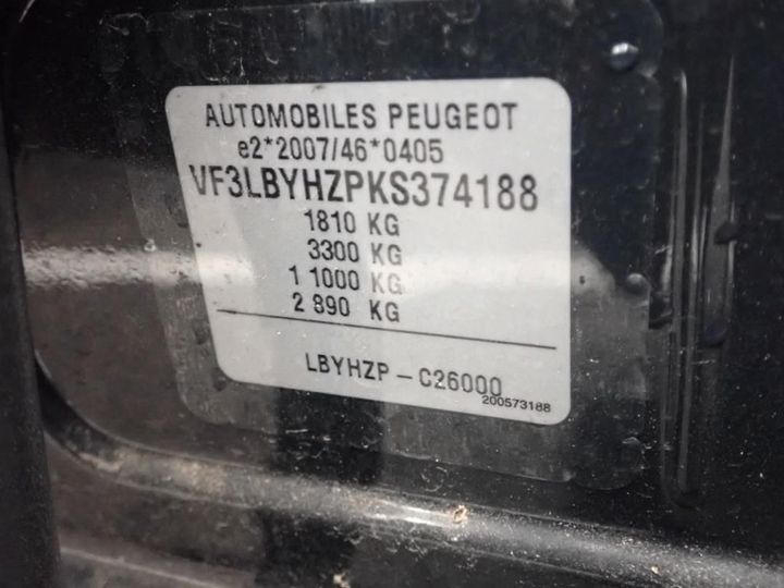 Photo 9 VIN: VF3LBYHZPKS374188 - PEUGEOT 308 