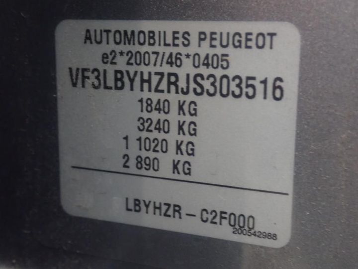 Photo 11 VIN: VF3LBYHZRJS303516 - PEUGEOT 308 