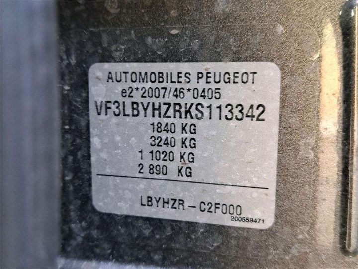 Photo 8 VIN: VF3LBYHZRKS113342 - PEUGEOT 308 