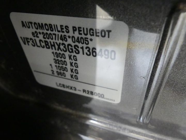 Photo 2 VIN: VF3LCBHX3GS136490 - PEUGEOT 308 SW 