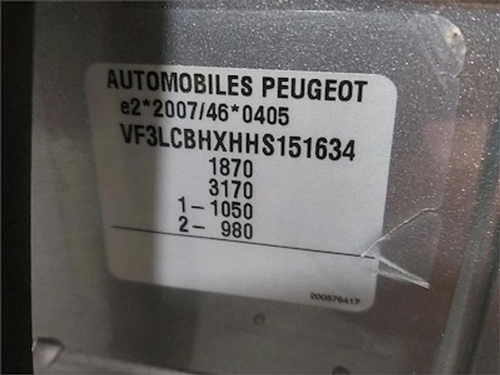 Photo 11 VIN: VF3LCBHXHHS151634 - PEUGEOT 308 SW DIESEL - 2014 