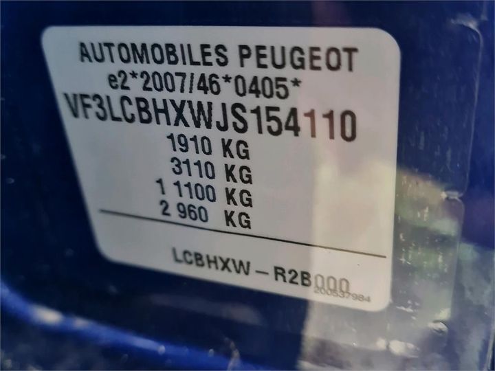 Photo 4 VIN: VF3LCBHXWJS154110 - PEUGEOT 308 