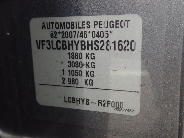 Photo 12 VIN: VF3LCBHYBHS281620 - PEUGEOT 308 SW 