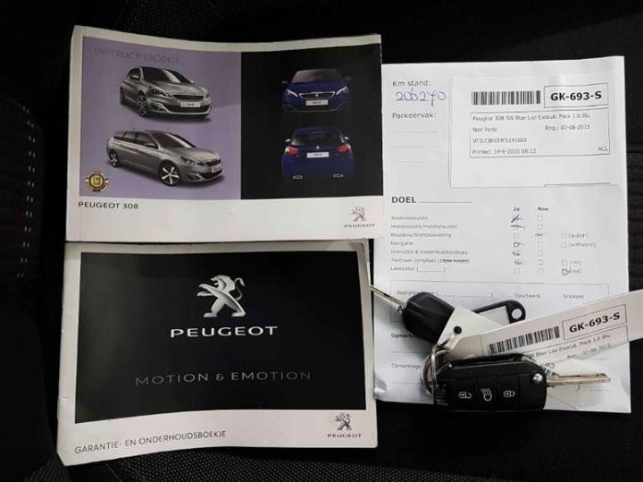 Photo 20 VIN: VF3LCBHZHFS141003 - PEUGEOT 308 SW 