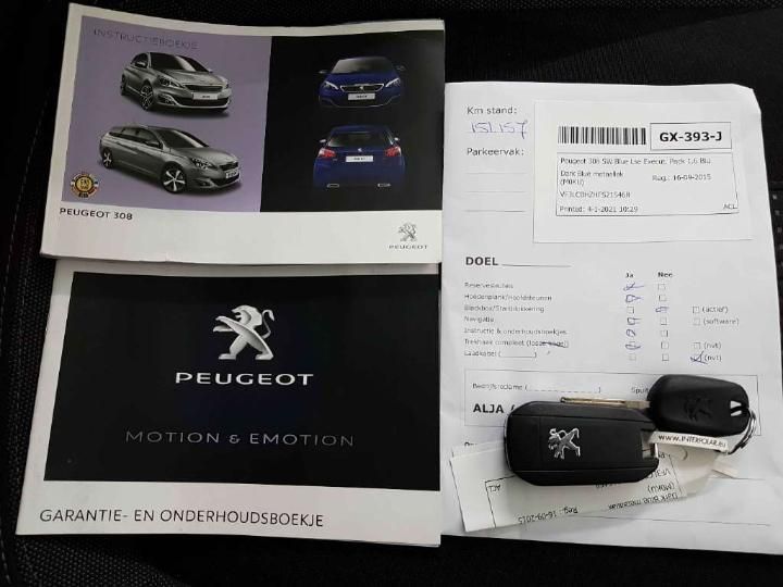 Photo 21 VIN: VF3LCBHZHFS215468 - PEUGEOT 308 