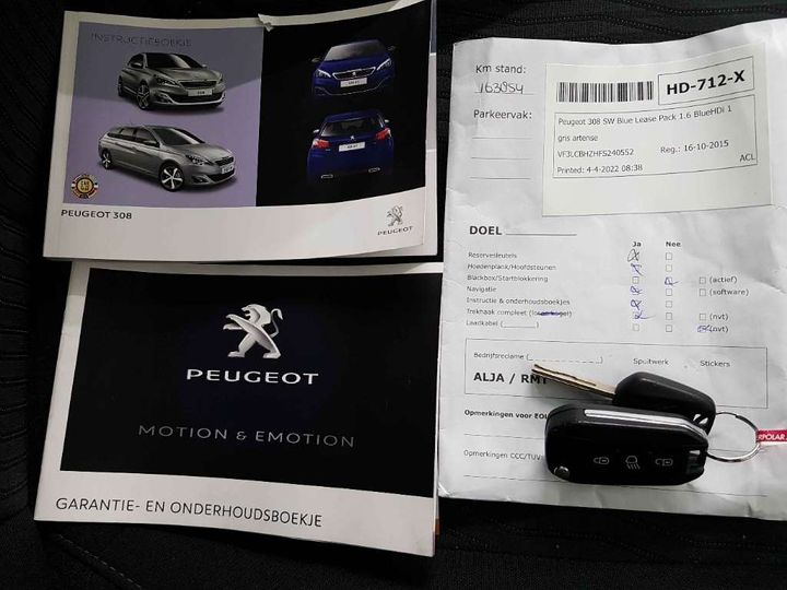 Photo 15 VIN: VF3LCBHZHFS240552 - PEUGEOT 308 SW 