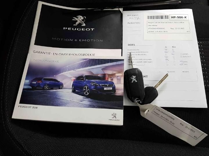 Photo 23 VIN: VF3LCBHZHFS268645 - PEUGEOT 308 SW 