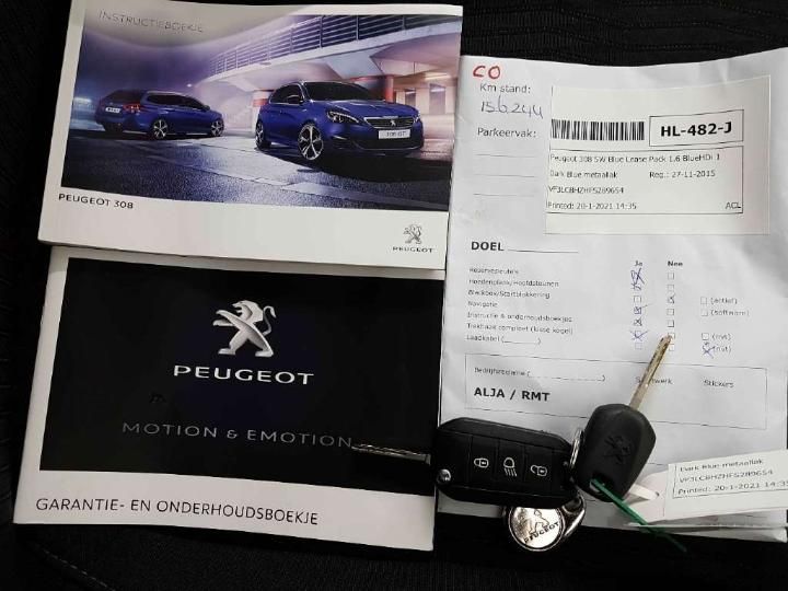 Photo 18 VIN: VF3LCBHZHFS289654 - PEUGEOT 308 