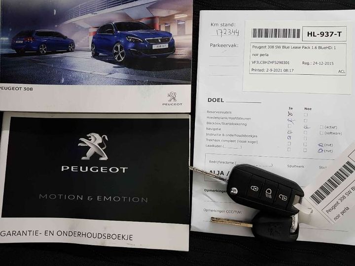 Photo 15 VIN: VF3LCBHZHFS290301 - PEUGEOT 308 SW 