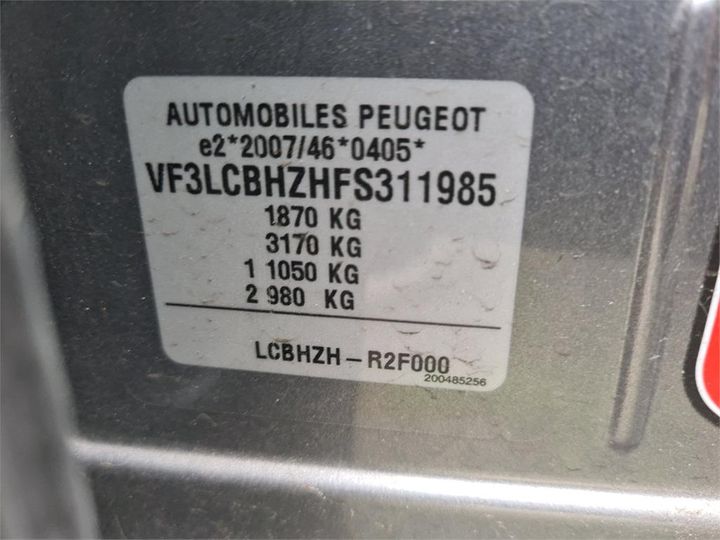 Photo 14 VIN: VF3LCBHZHFS311985 - PEUGEOT 308 SW 