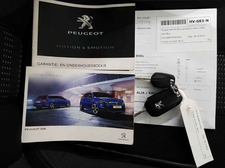 Photo 19 VIN: VF3LCBHZHFS313642 - PEUGEOT 308 SW 