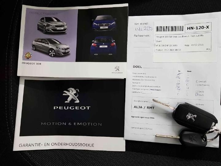 Photo 21 VIN: VF3LCBHZHFS313693 - PEUGEOT 308 SW 