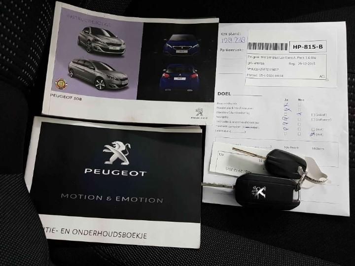 Photo 21 VIN: VF3LCBHZHFS319607 - PEUGEOT 308 SW 