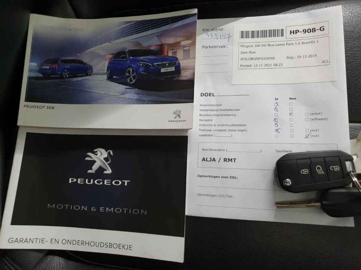 Photo 16 VIN: VF3LCBHZHFS324360 - PEUGEOT 308 SW 