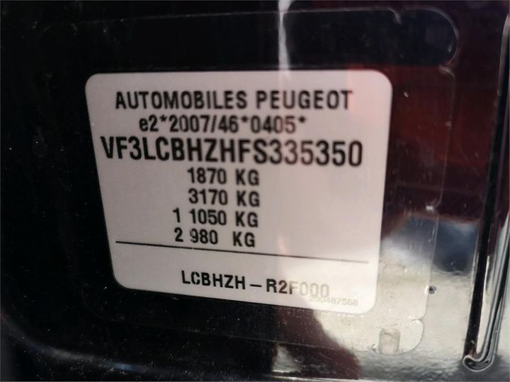 Photo 14 VIN: VF3LCBHZHFS335350 - PEUGEOT 308 SW 