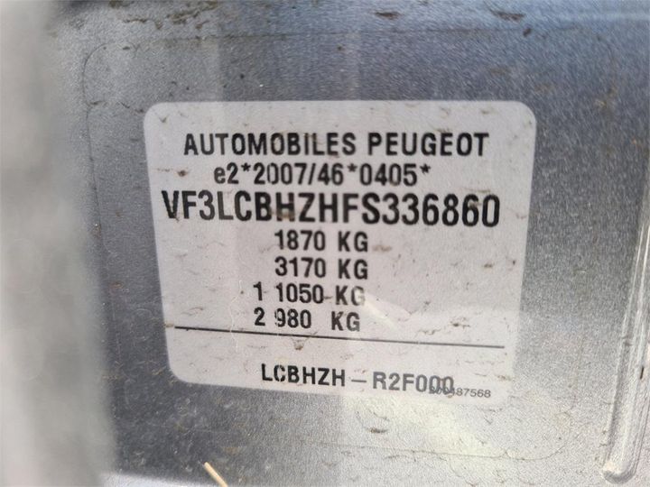 Photo 11 VIN: VF3LCBHZHFS336860 - PEUGEOT 308 SW 