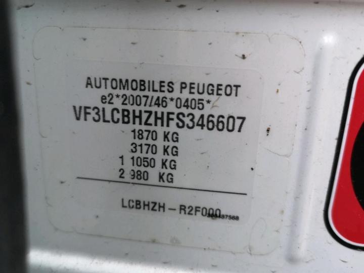 Photo 13 VIN: VF3LCBHZHFS346607 - PEUGEOT 308 SW 