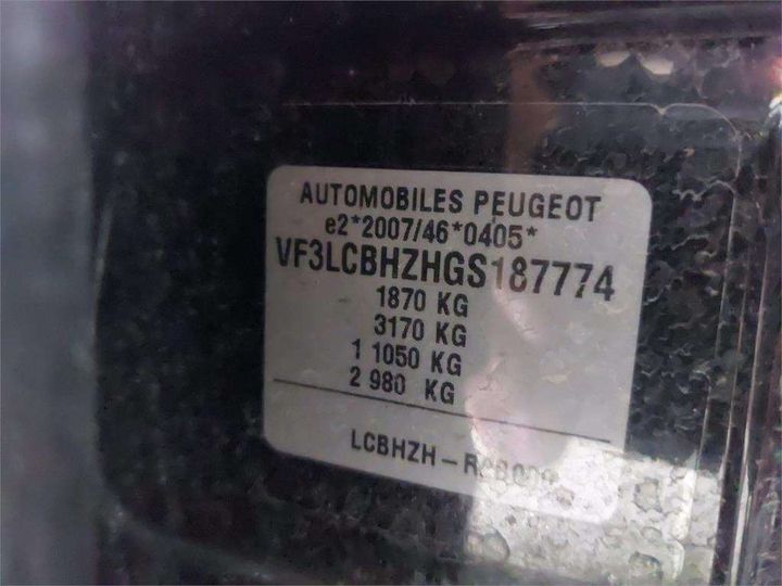 Photo 8 VIN: VF3LCBHZHGS187774 - PEUGEOT 308 SW 