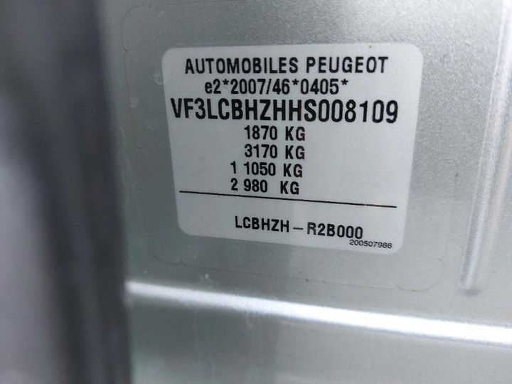 Photo 8 VIN: VF3LCBHZHHS008109 - PEUGEOT 308 SW 