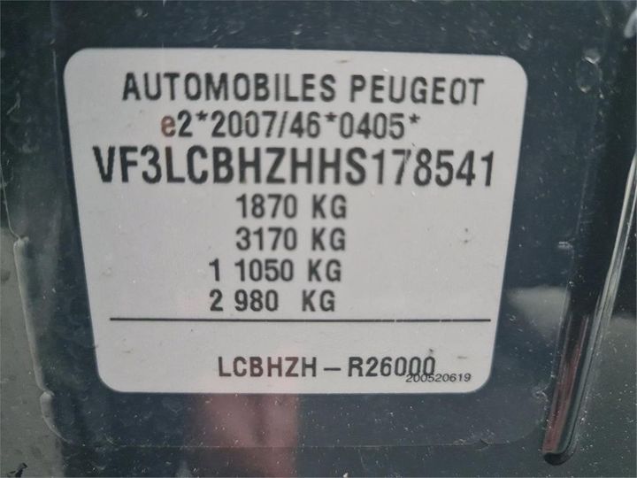 Photo 8 VIN: VF3LCBHZHHS178541 - PEUGEOT 308 