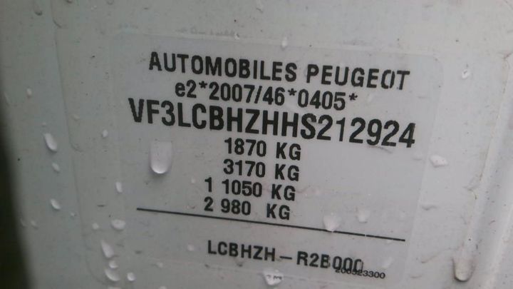 Photo 10 VIN: VF3LCBHZHHS212924 - PEUGEOT 308 SW 