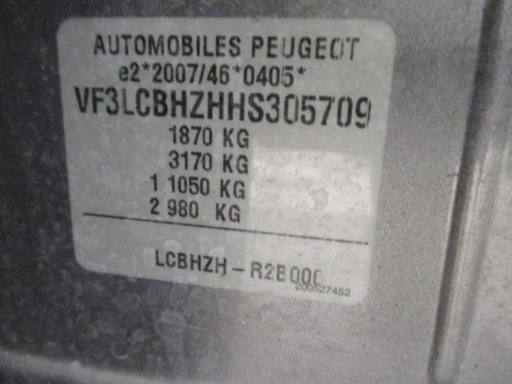 Photo 11 VIN: VF3LCBHZHHS305709 - PEUGEOT 308 SW 