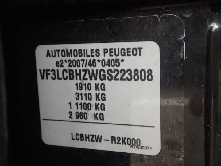 Photo 12 VIN: VF3LCBHZWGS223808 - PEUGEOT 308 SW 