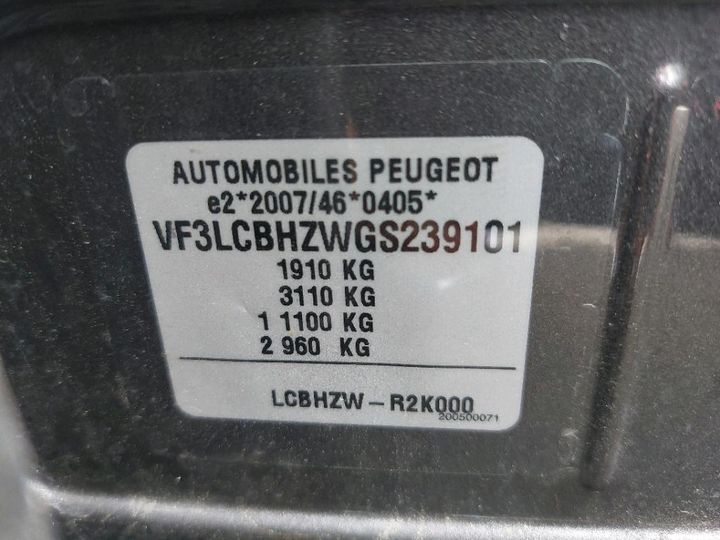 Photo 8 VIN: VF3LCBHZWGS239101 - PEUGEOT 308 SW 