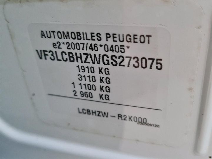 Photo 8 VIN: VF3LCBHZWGS273075 - PEUGEOT 308 