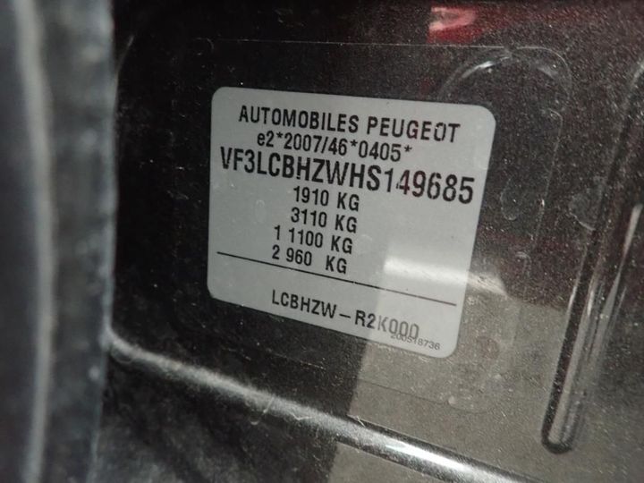 Photo 11 VIN: VF3LCBHZWHS149685 - PEUGEOT 308 SW 