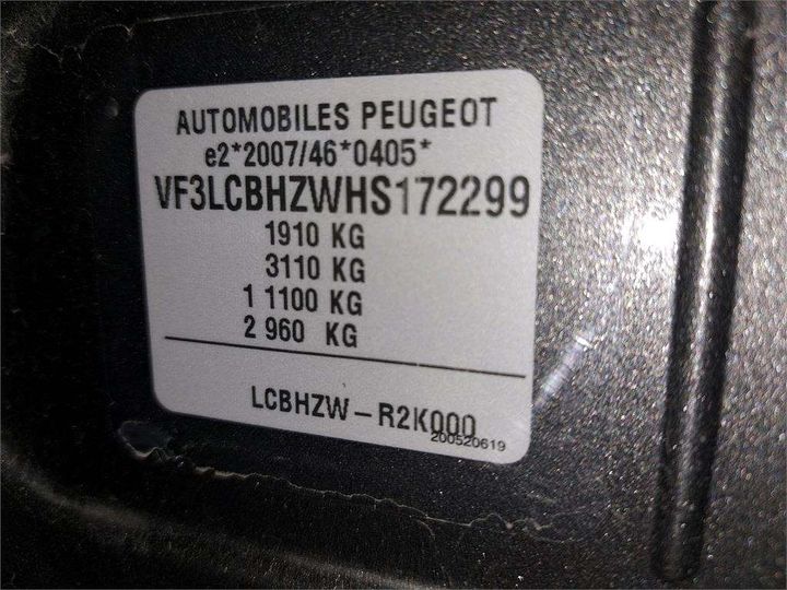 Photo 8 VIN: VF3LCBHZWHS172299 - PEUGEOT 308 SW 