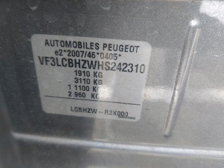 Photo 8 VIN: VF3LCBHZWHS242310 - PEUGEOT 308 SW 