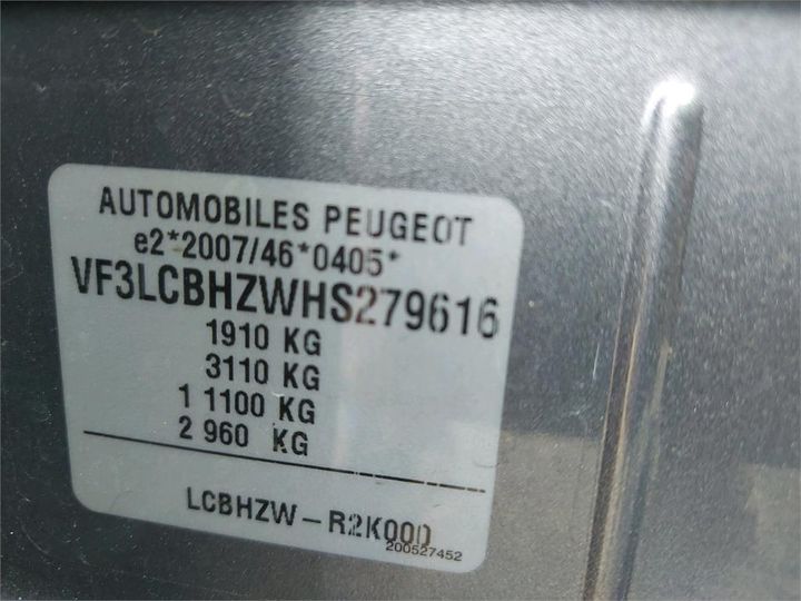 Photo 8 VIN: VF3LCBHZWHS279616 - PEUGEOT 308 SW 