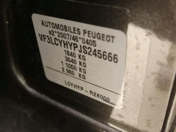 Photo 4 VIN: VF3LCYHYPJS245666 - PEUGEOT 308 