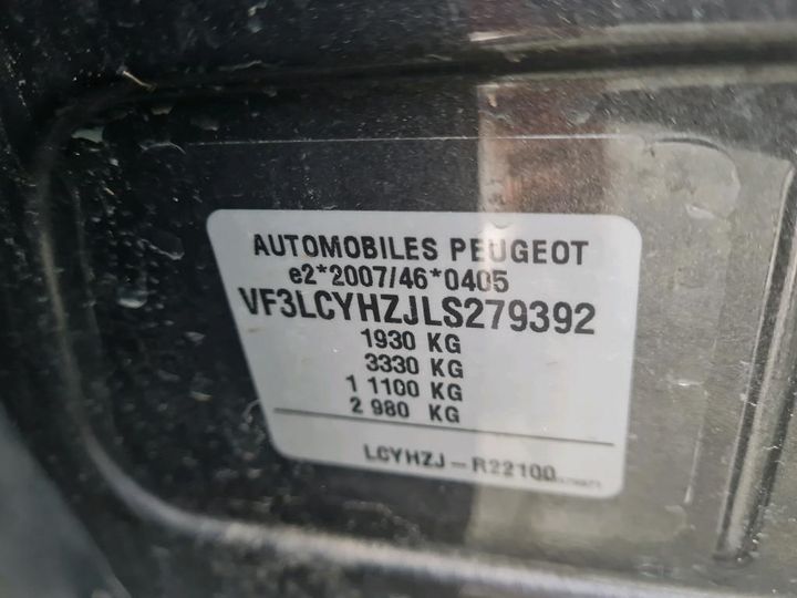 Photo 3 VIN: VF3LCYHZJLS279392 - PEUGEOT 308 