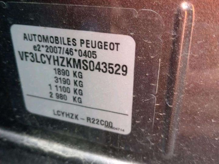 Photo 7 VIN: VF3LCYHZKMS043529 - PEUGEOT 308 SW 