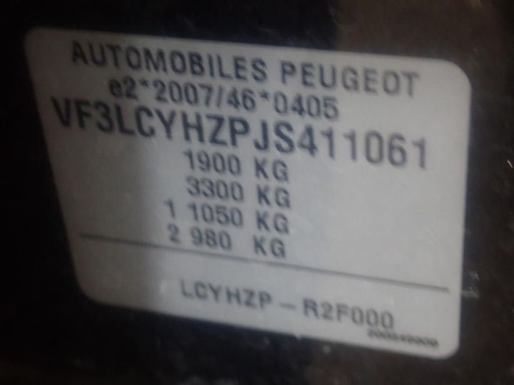 Photo 11 VIN: VF3LCYHZPJS411061 - PEUGEOT 308 SW 