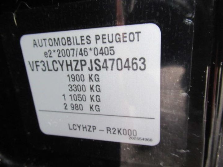 Photo 19 VIN: VF3LCYHZPJS470463 - PEUGEOT 308 ESTATE 