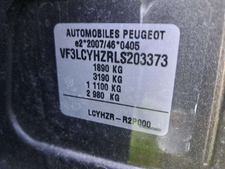 Photo 7 VIN: VF3LCYHZRLS203373 - PEUGEOT 308 SW 