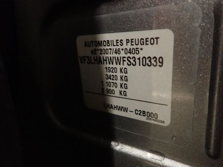 Photo 13 VIN: VF3LHAHWWFS310339 - PEUGEOT 308 5P 