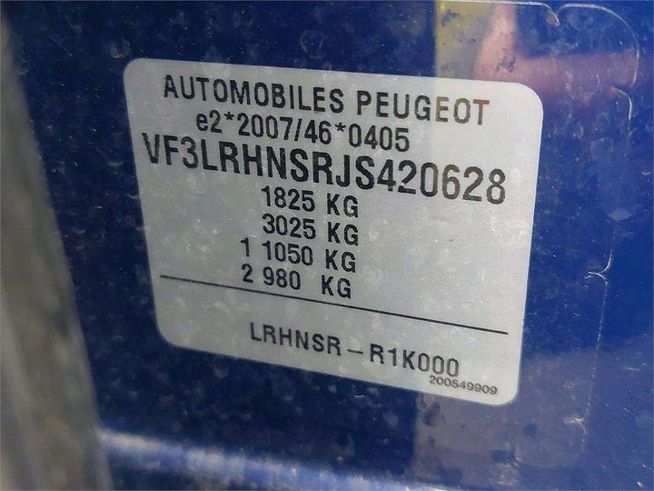 Photo 8 VIN: VF3LRHNSRJS420628 - PEUGEOT 308 SW 